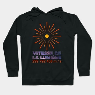 Vitesse de la lumière Hoodie